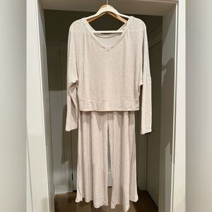 Auden Matching Lounge Set - Small Top & Med Bottom - Oatmeal